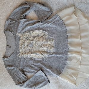 Vanity size S Owl Design Shirt